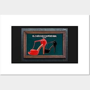 women's shoes Posters and Art